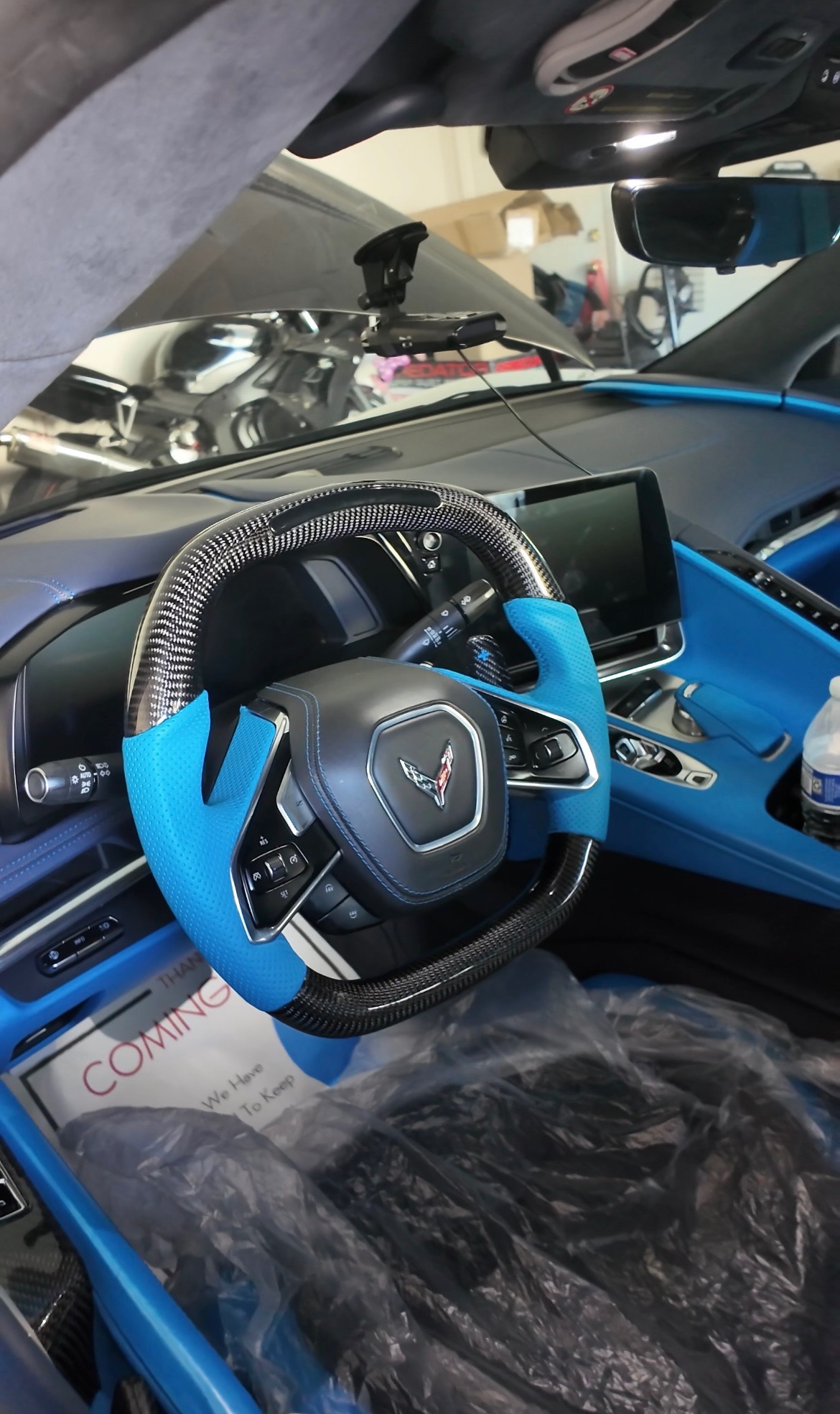 Customized Corvette interior