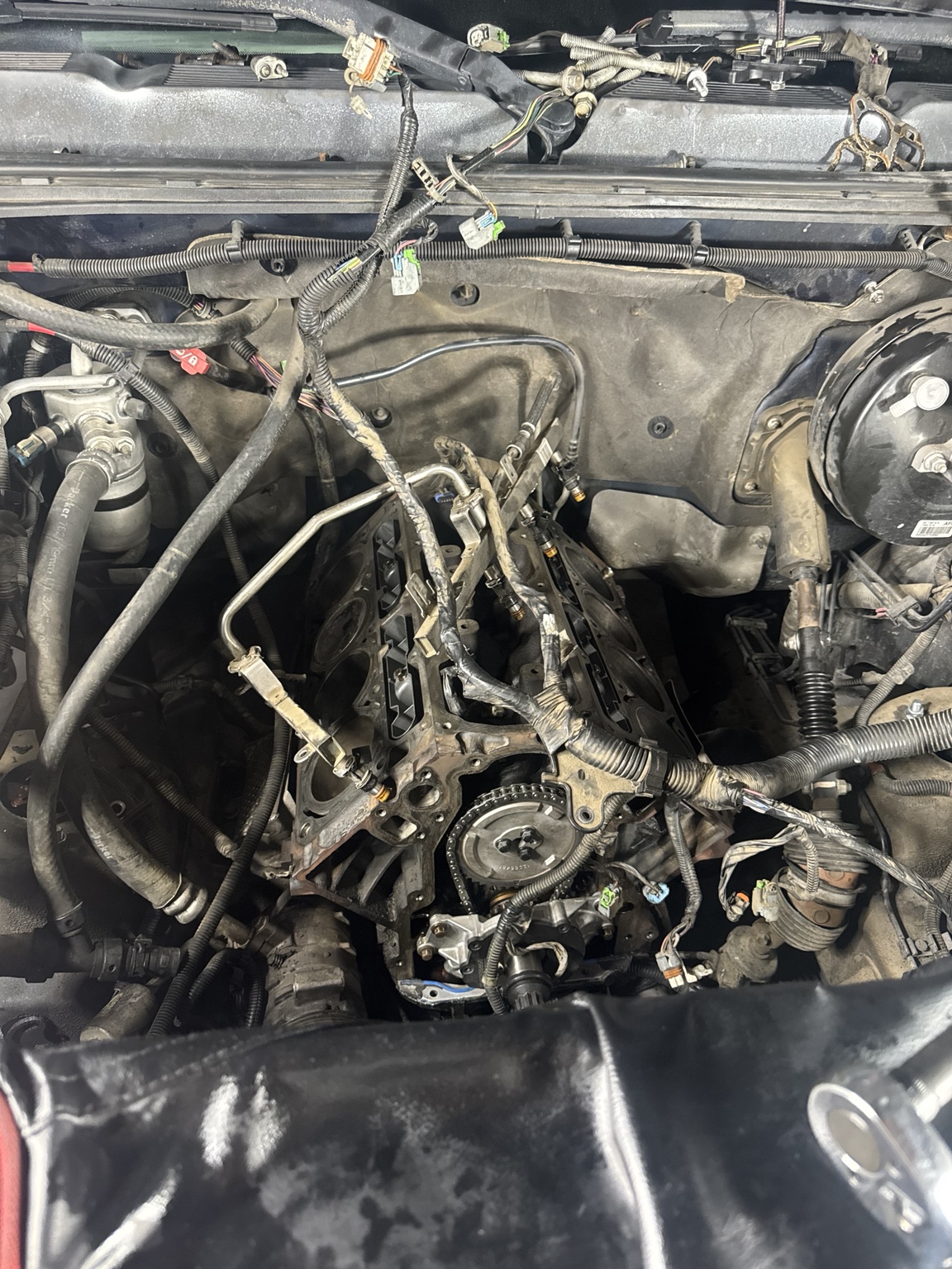 Engine build work in progress